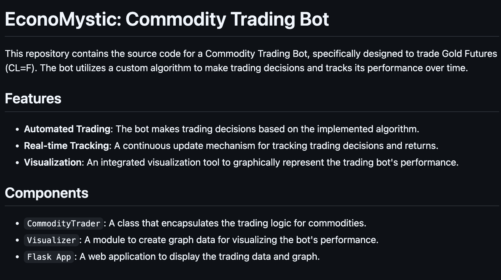 EconoMystic Trading Bot